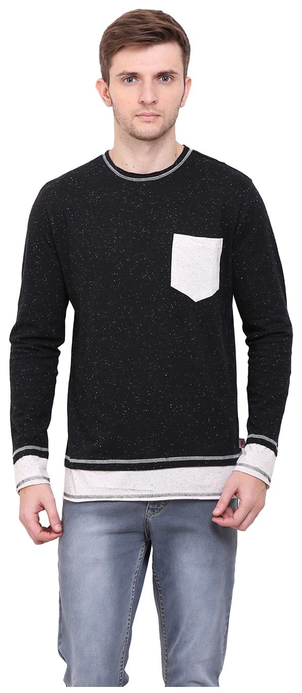 

Le Bourgeois Men Black Regular fit Cotton Round neck T-Shirt - Pack Of 1