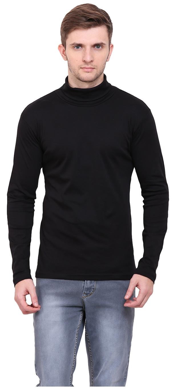 

Le Bourgeois Men Grey Regular fit Cotton High neck T-Shirt - Pack Of 1