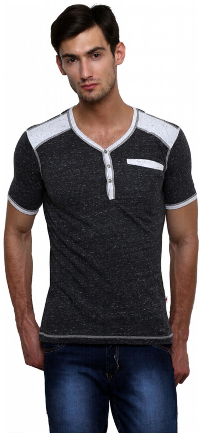 

Le Bourgeois Men Black Regular fit Cotton Round neck T-Shirt - Pack Of 1