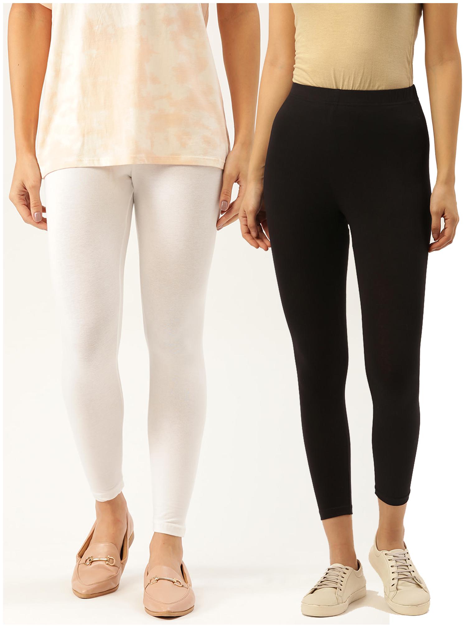 

Leading Lady Women Ankle Length Solid Leggings