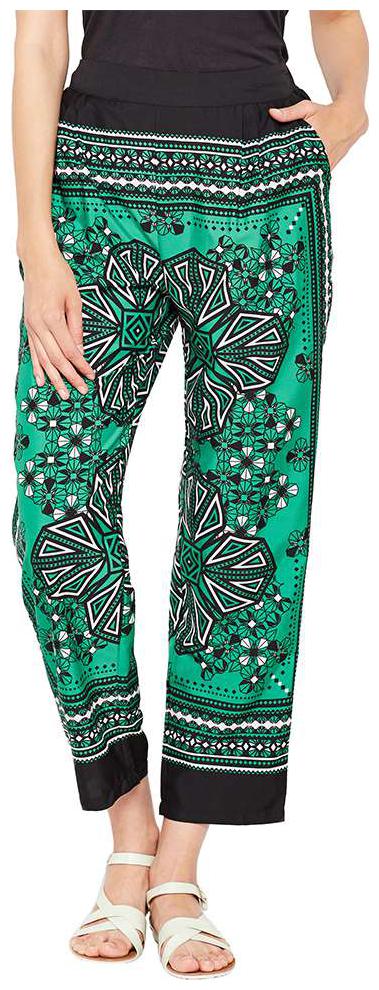 

Oxolloxo Women Green Slim fit Bootcut pants