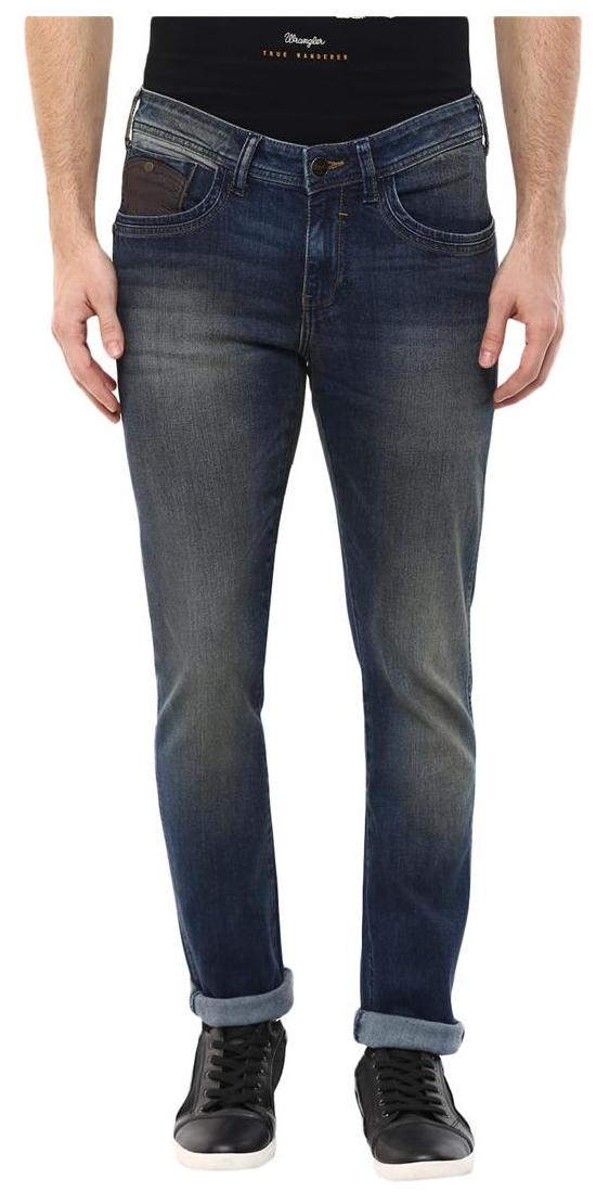 

Wrangler Men Blue Skinny Fit Jeans