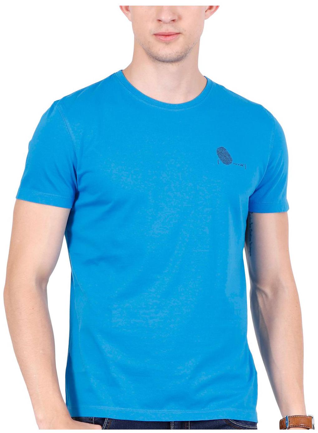 

Lee Men Blue Slim fit Cotton Round neck T-Shirt - Pack Of 1