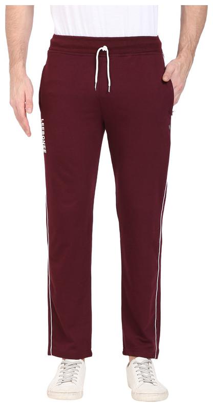 

LEE BONEE Men Maroon Solid Regular fit Track pants