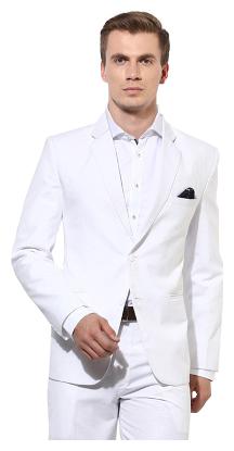 

Hangup mens white 2 button blazer size 38