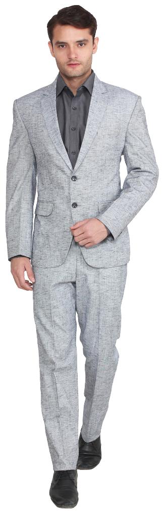 

Hangup Men s Solid Formal Grey Suits