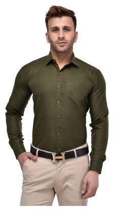 

Hangup Men Regular fit Formal Shirt - Green