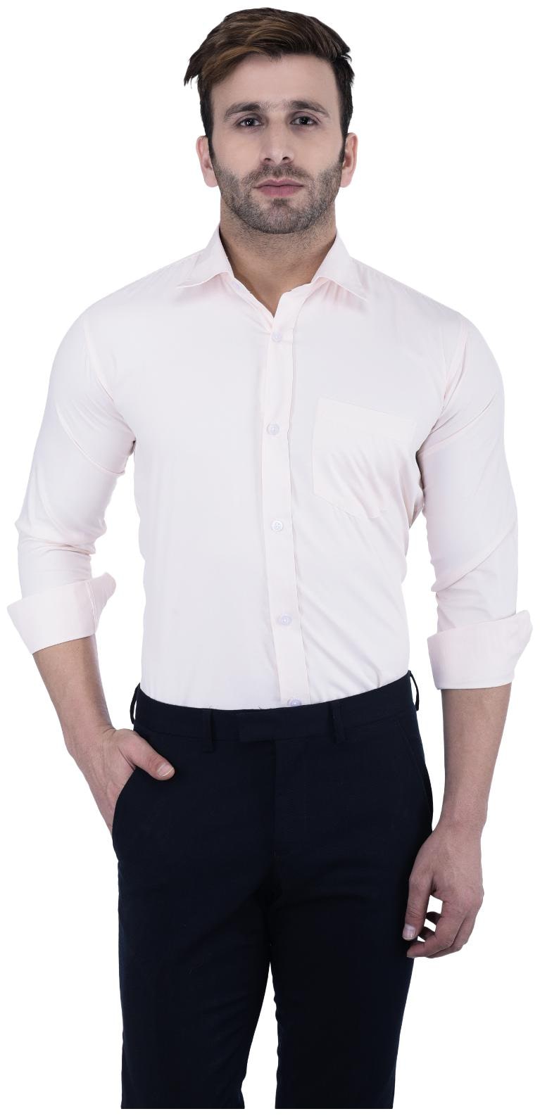 

Hangup Men Regular fit Formal Shirt - Pink