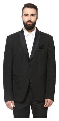 

Hangup mens black 2 button blazer size 36