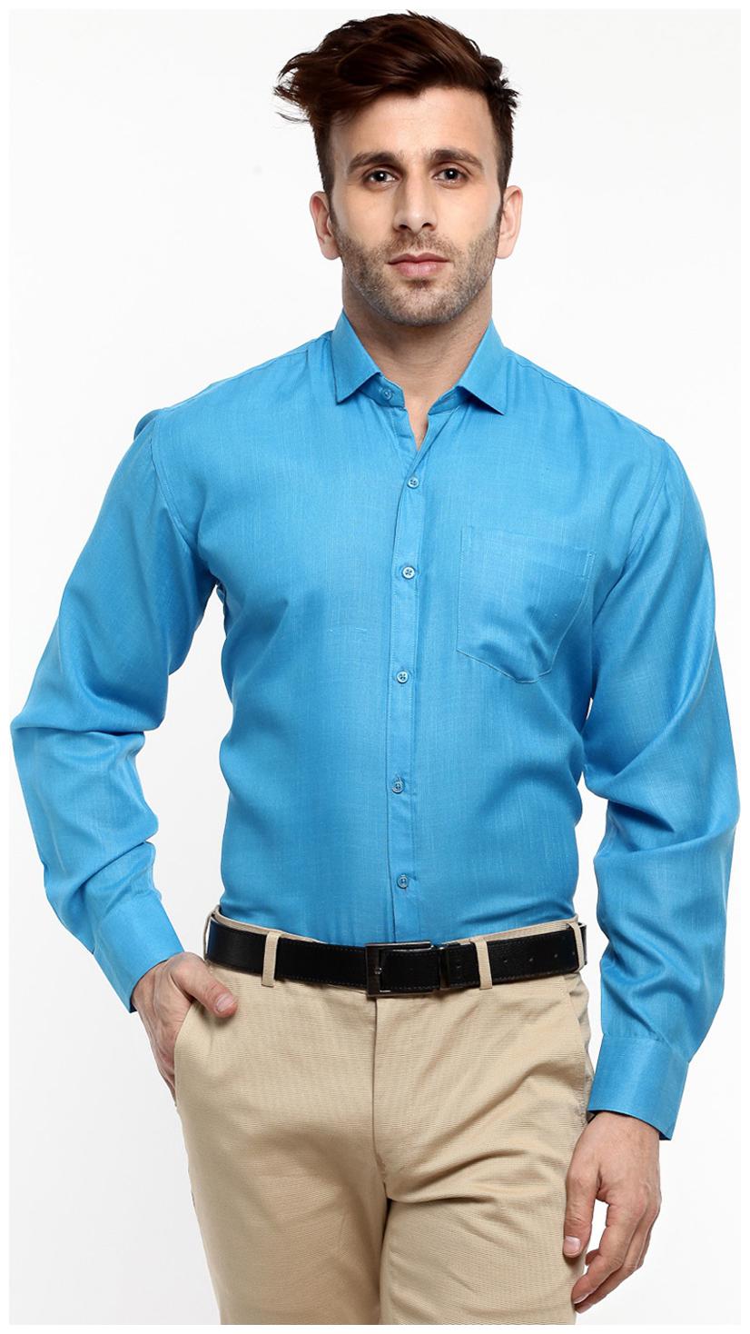 

Hangup Men Regular fit Formal Shirt - Blue