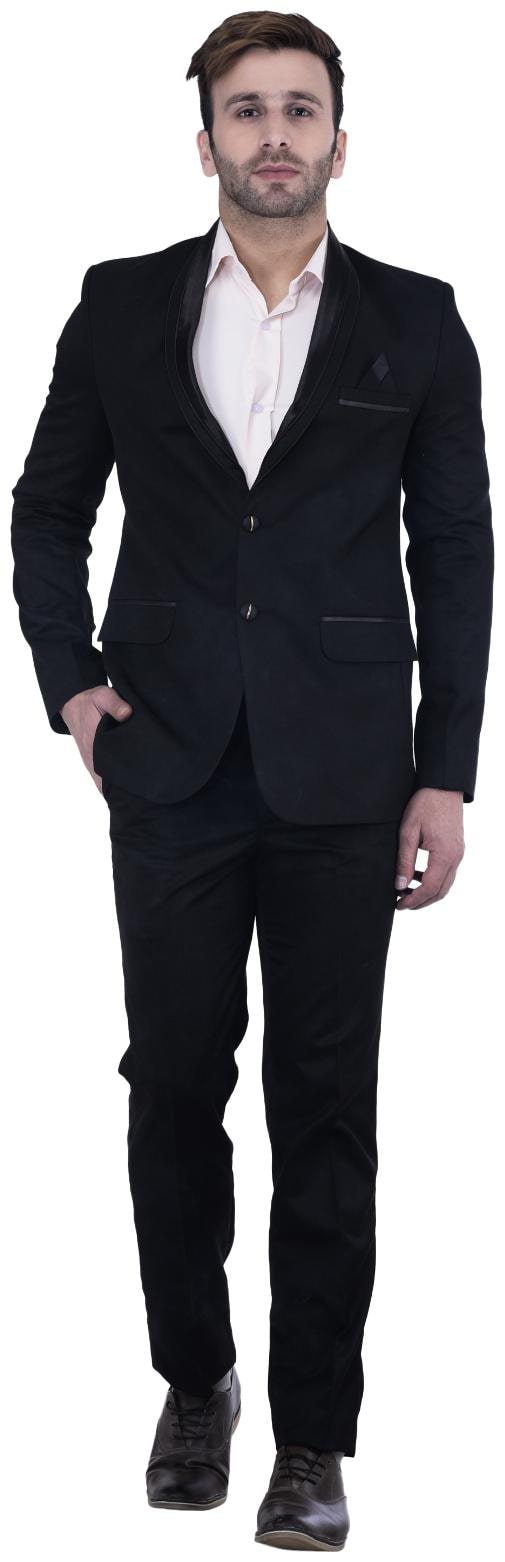 

Hangup Men s Solid Formal Blue Suits