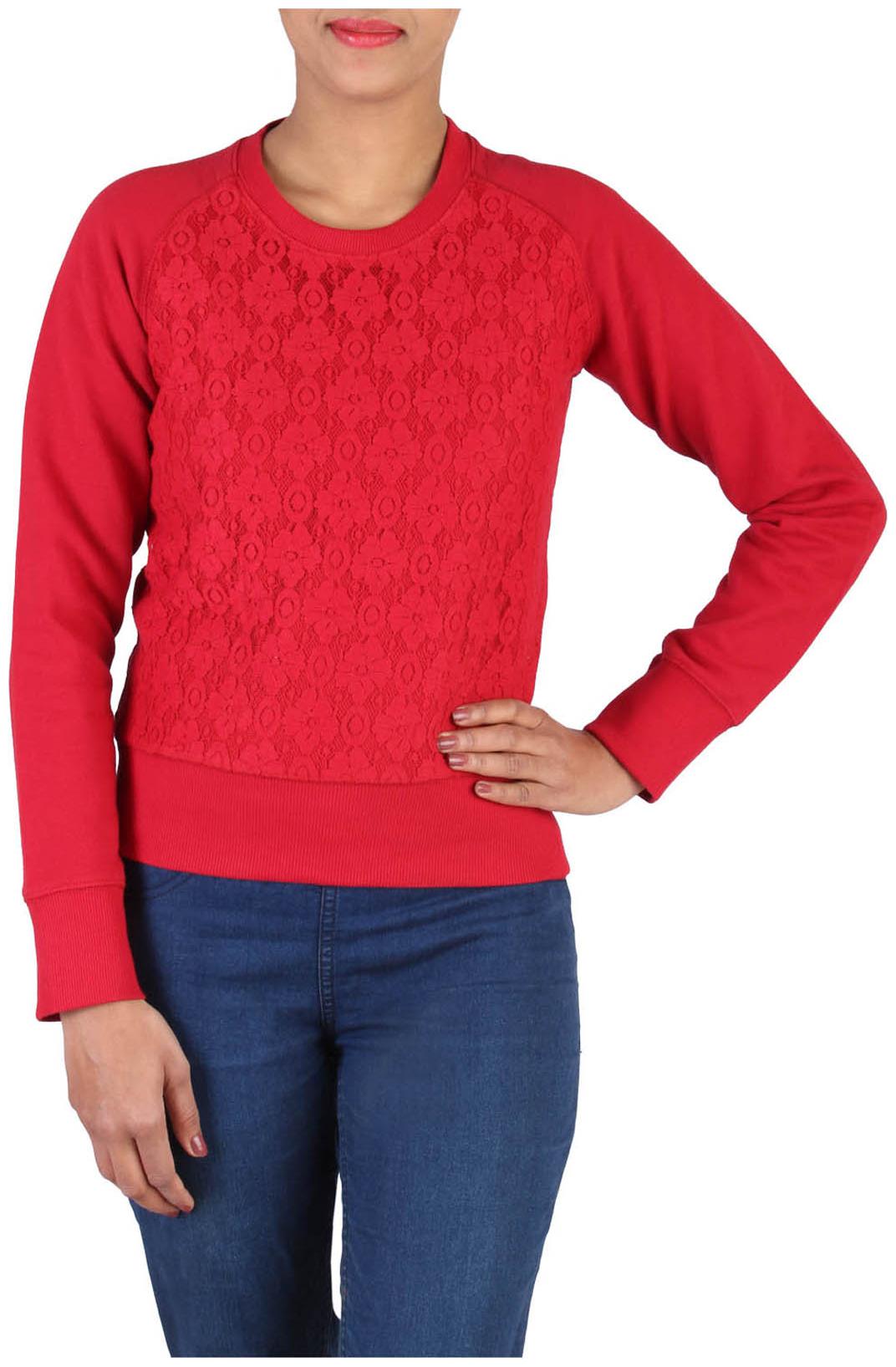

LEE Red Cotton Sweatshirt