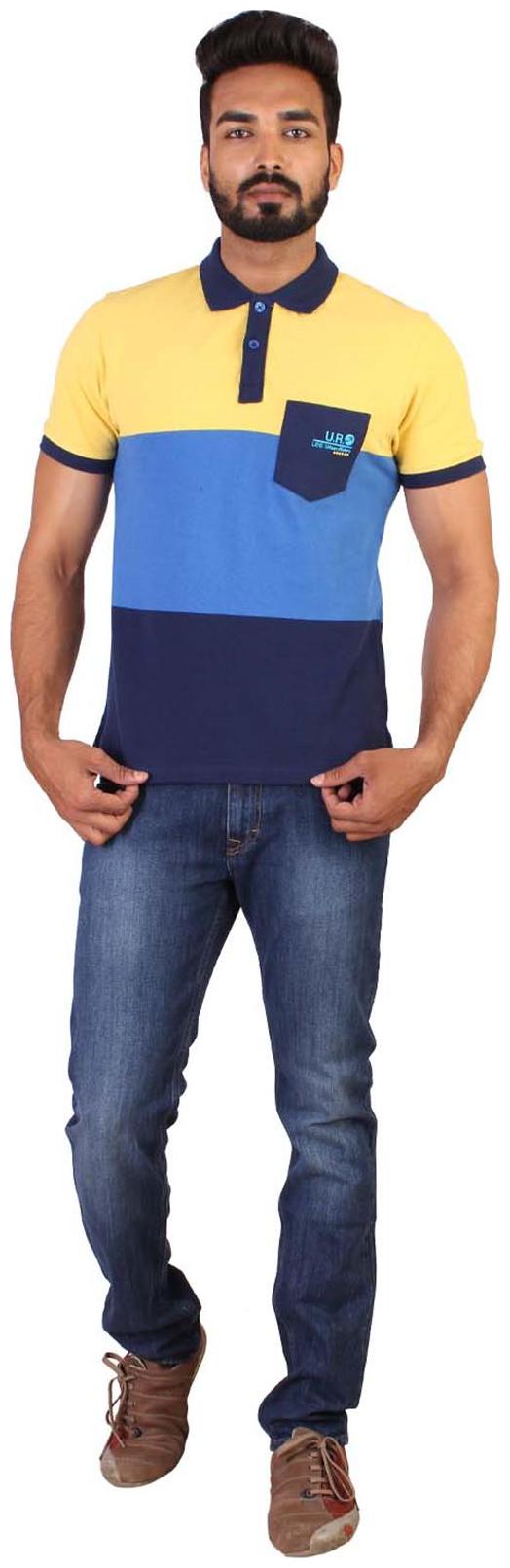 

Lee Men Multi Regular fit Cotton Polo collar T-Shirt - Pack Of 1