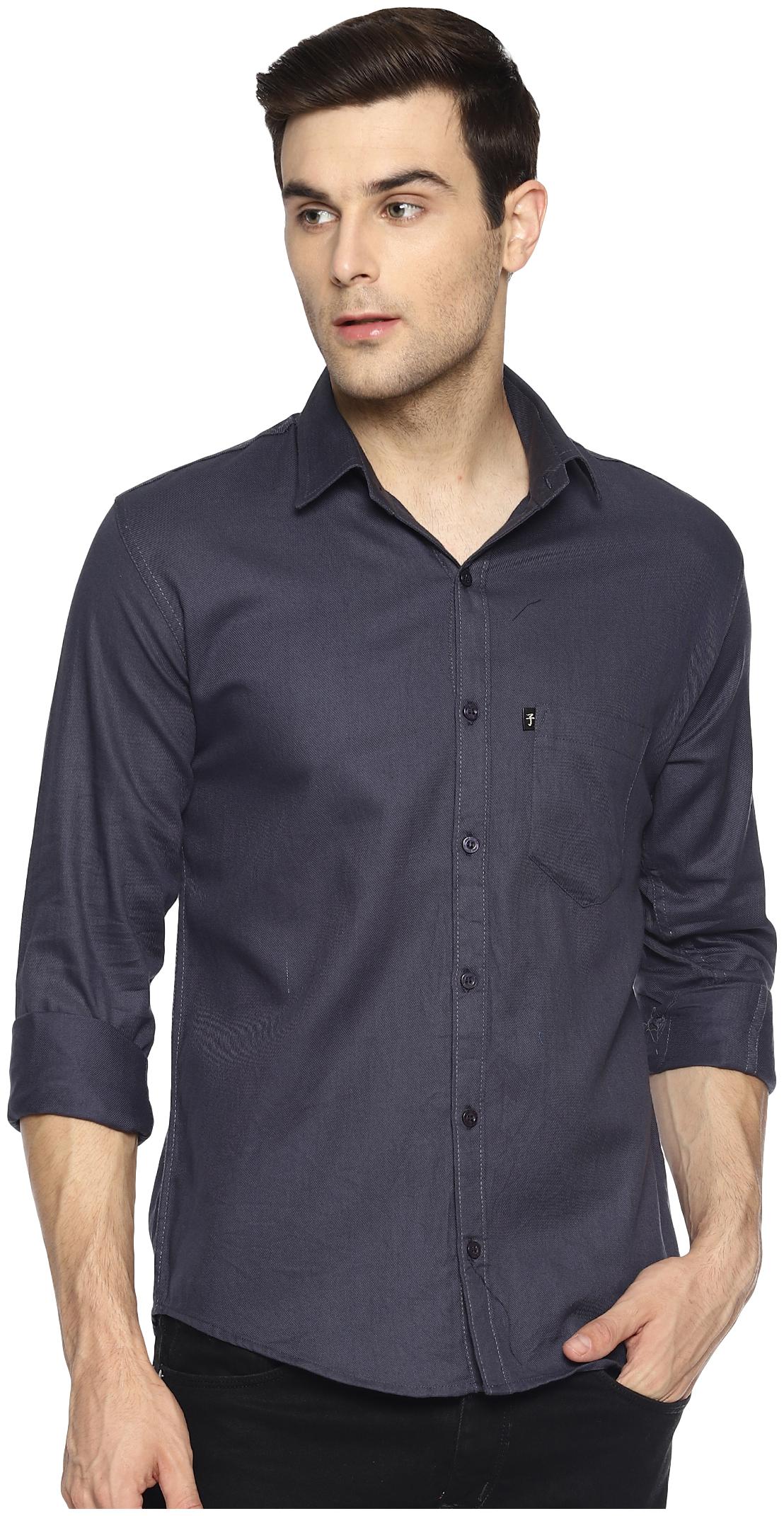 

LEVIZO Men Regular fit Formal Shirt - Blue