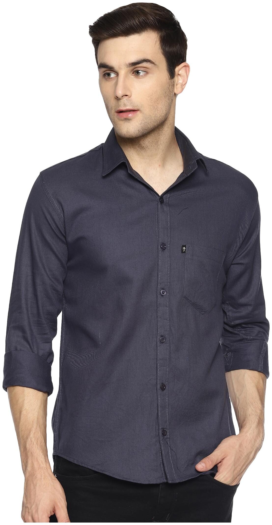 

LEVIZO Men Regular fit Formal Shirt - Blue