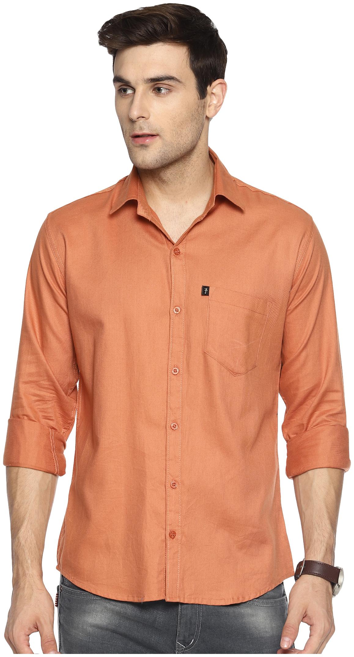 

LEVIZO Men Regular fit Formal Shirt - Pink
