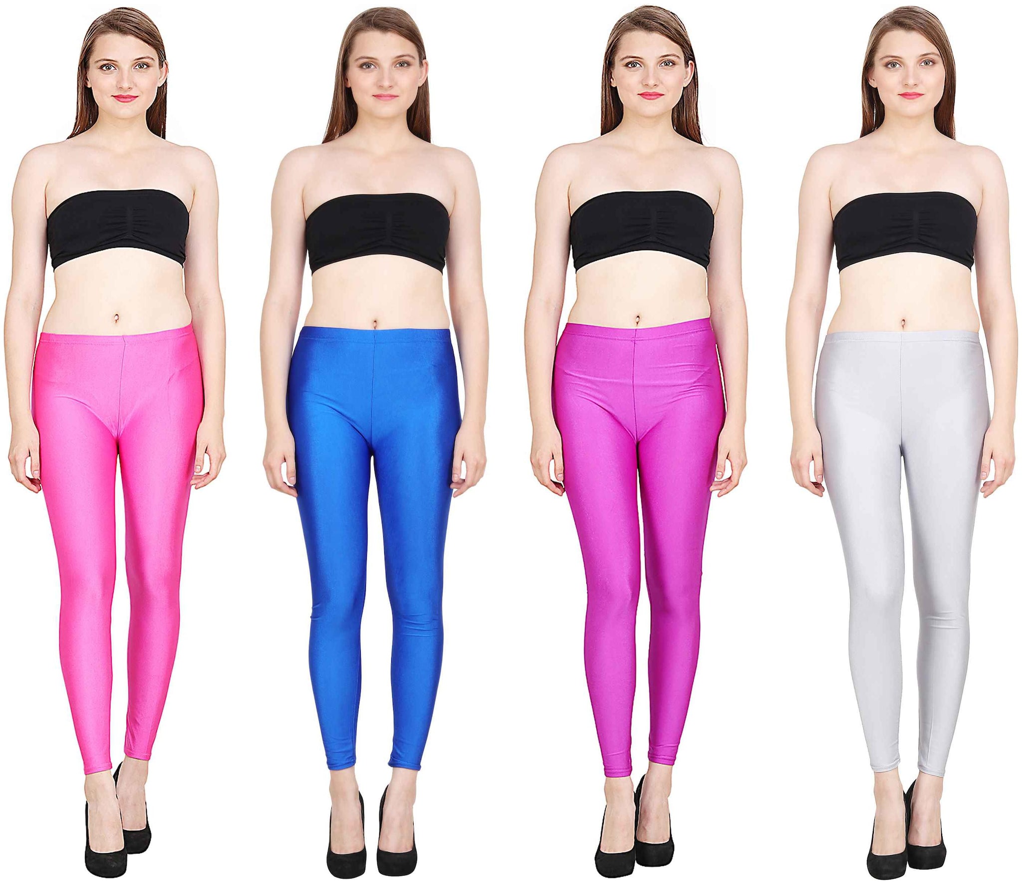 

Leyazo Women Pink Purple Relaxed fit Jegging