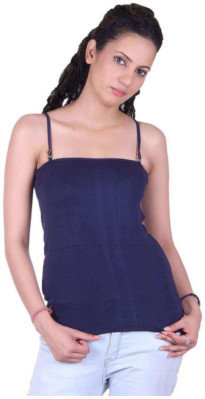 

LIENZ Blue Cotton Camisole Slip