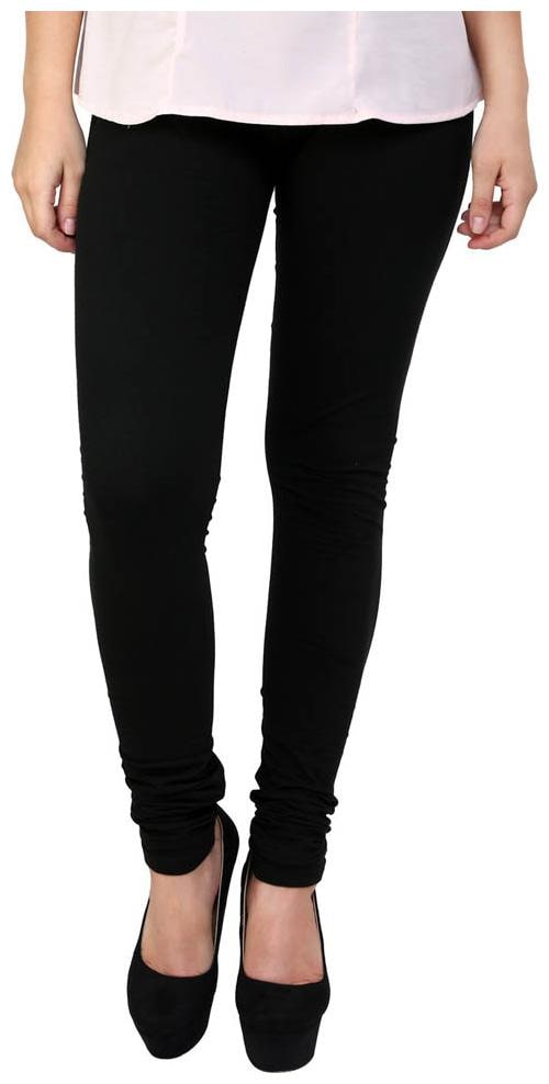 

Lienz Women Cotton Lycra Black Color Leggings Pack of 1