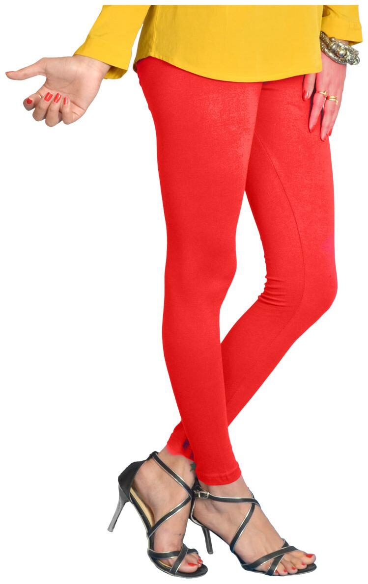 

LIENZ Women Cotton Red Color Legging Pack of 1