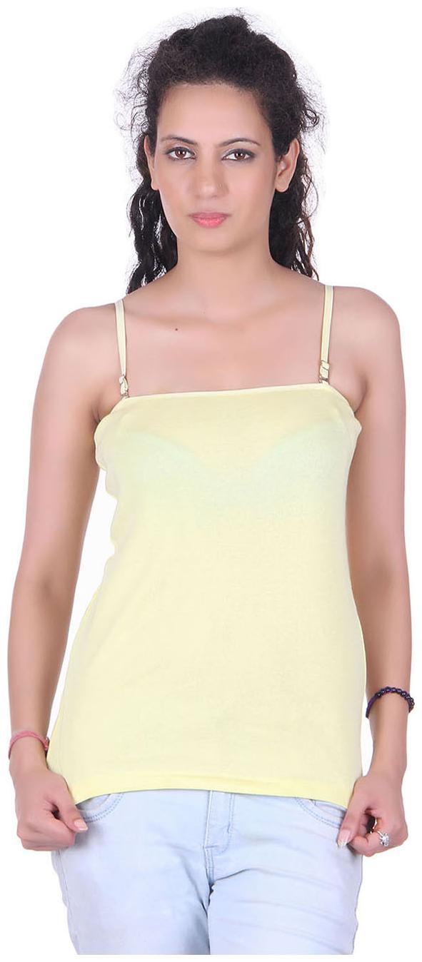 

LIENZ Yellow Cotton Camisole Slip