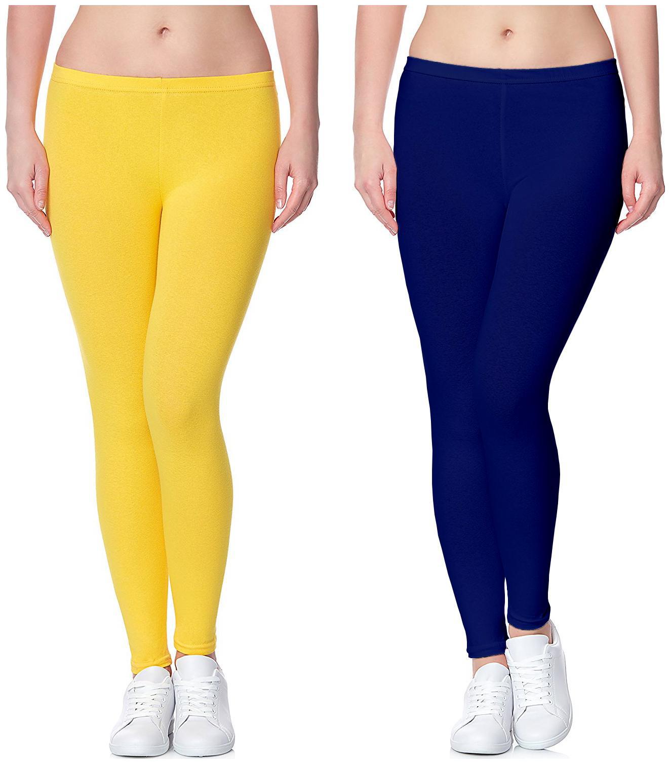 

Lili Ultra Super Soft 220 GSM Stretch Bio Wash Ankle Length Leggings Regular Sizes 20 Plus Solid Colors Pack of 286