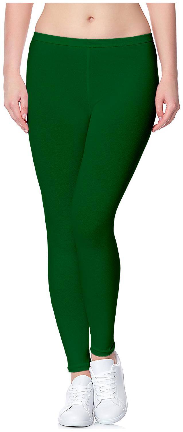 Lili Ultra Super Soft 220 GSM Stretch Bio Wash Ankle Length Leggings Regular Sizes 20 Plus Solid Colors