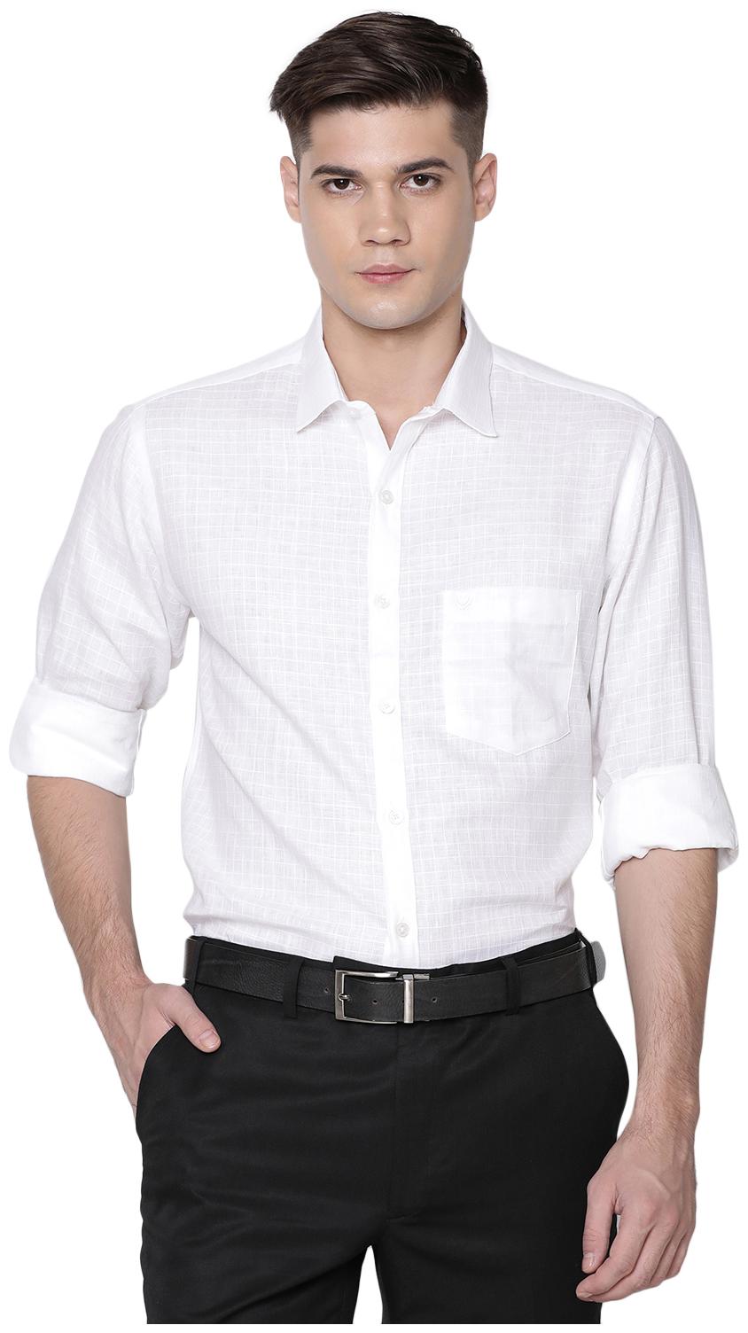 

Linen Club Men Regular fit Formal Shirt - White