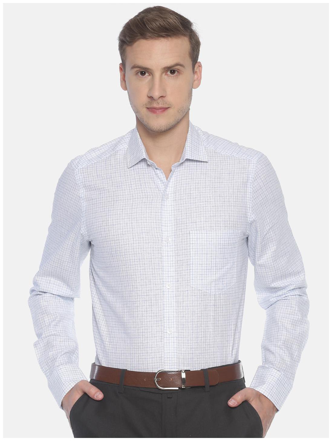 

Linen Club Men Regular fit Formal Shirt - White