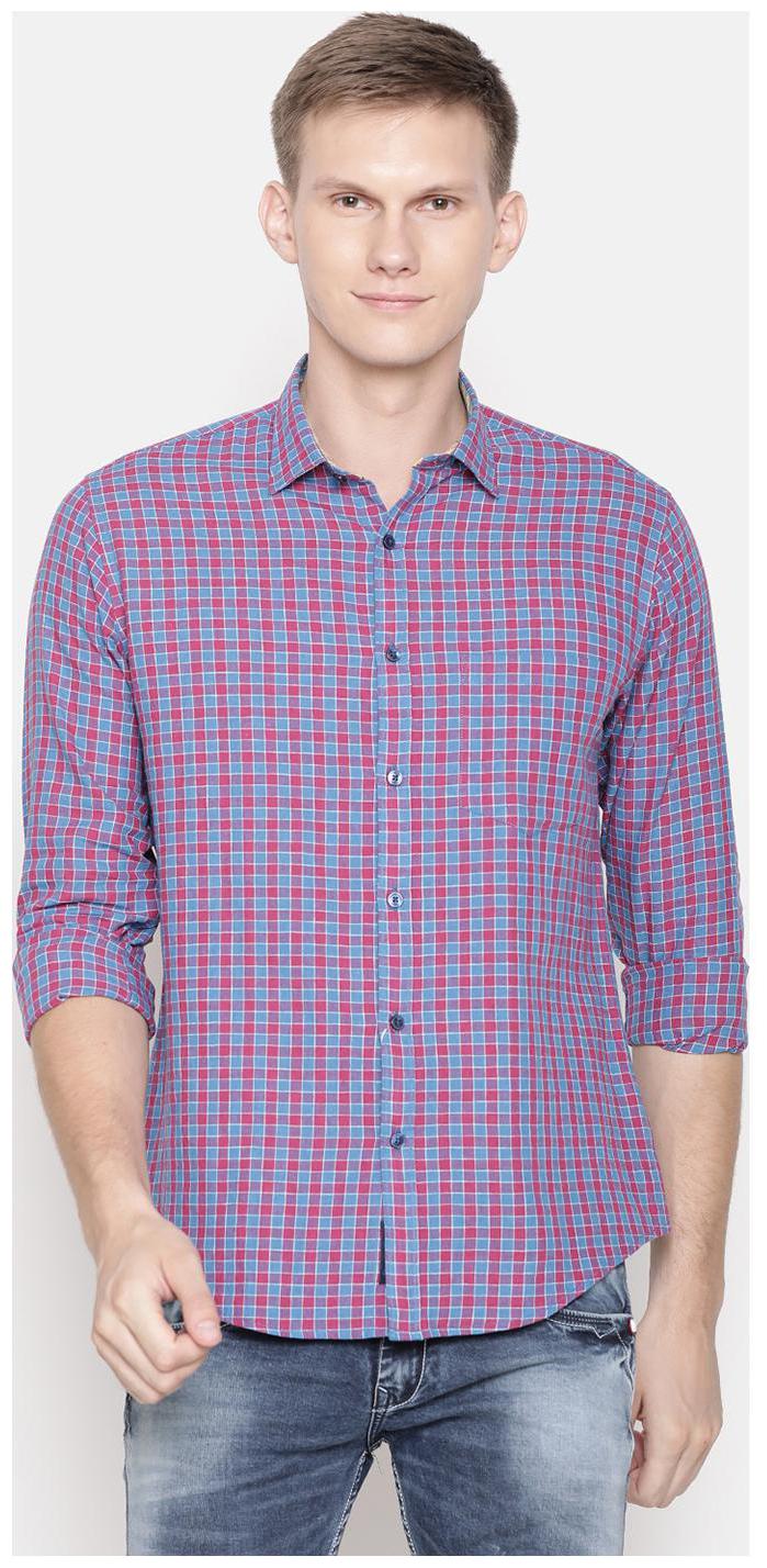 

Linen Club Men Multi Checked Regular Fit Casual Shirt