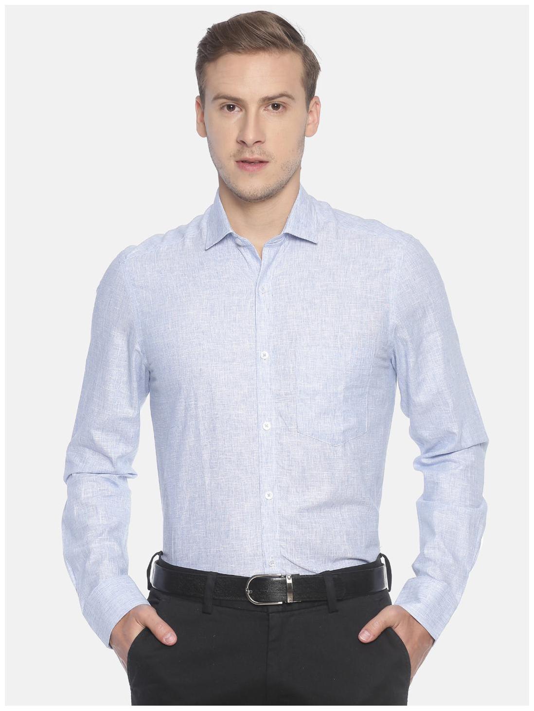 

Linen Club Men Regular fit Formal Shirt - Blue
