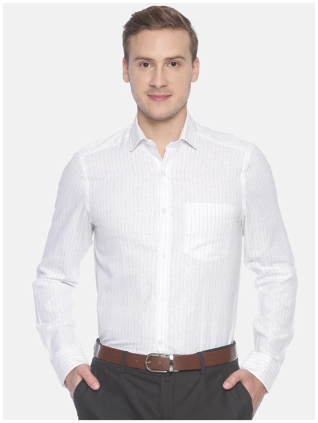 

Linen Club Men Regular fit Formal Shirt - White