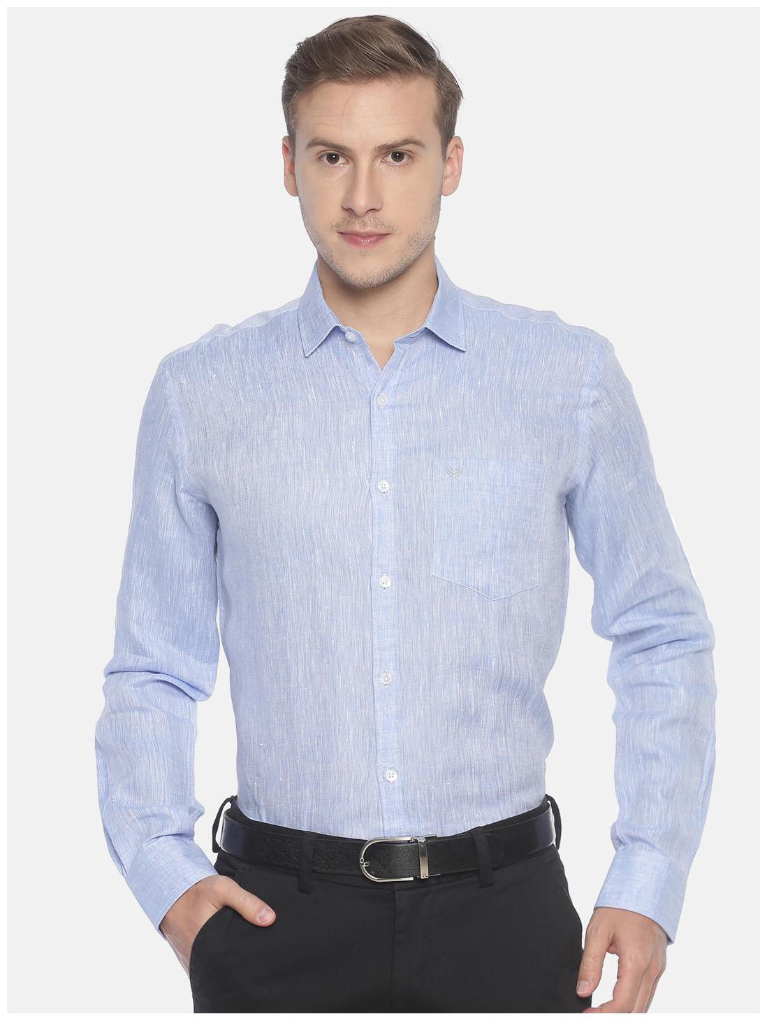

Linen Club Men Regular fit Formal Shirt - Blue