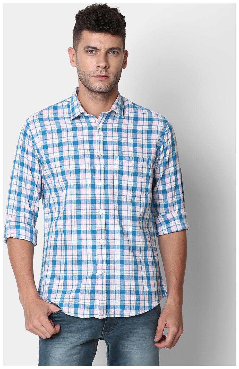 

Linen Club Men Regular Fit Casual Shirt Multi