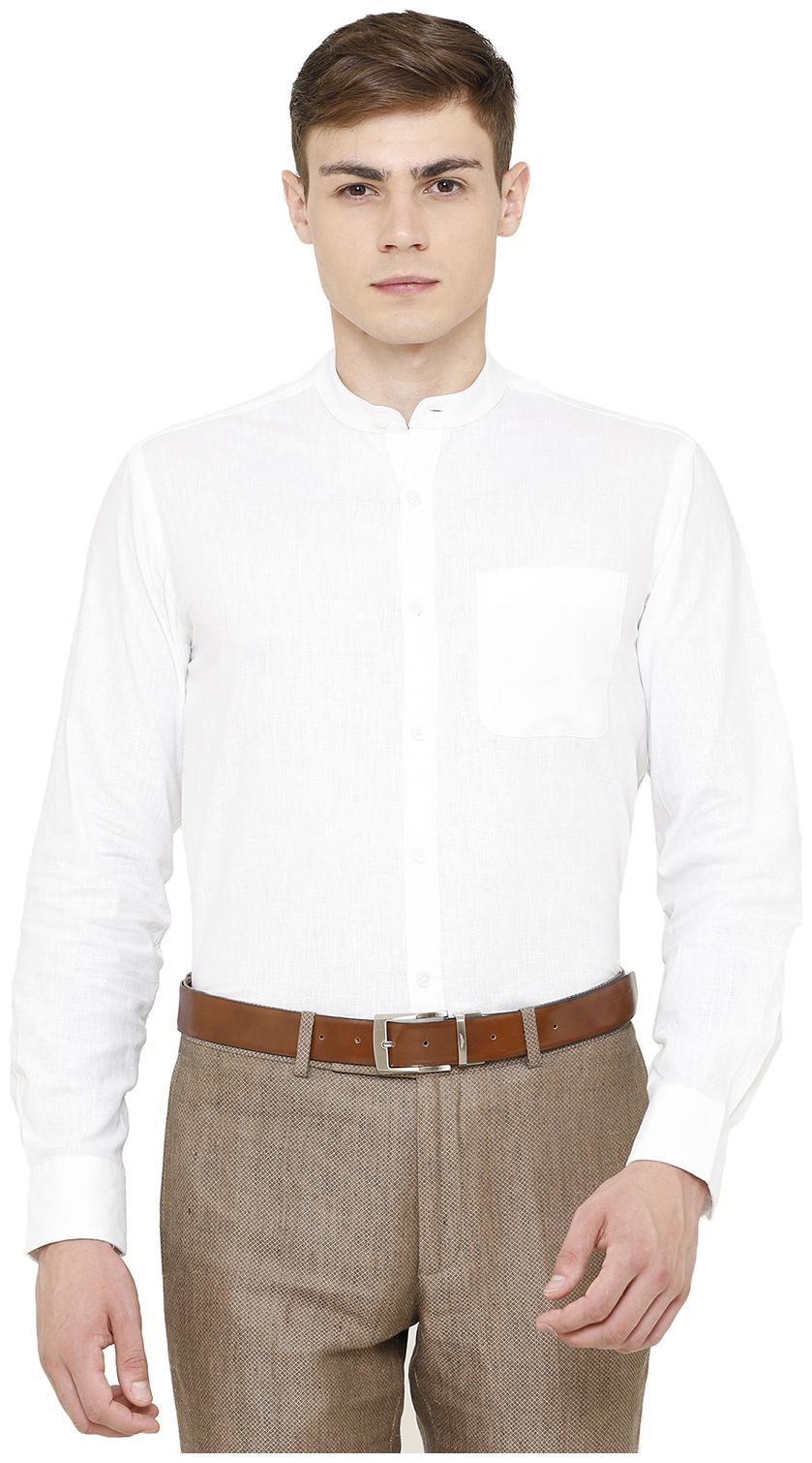 

Linen Club Men Regular fit Formal Shirt - White