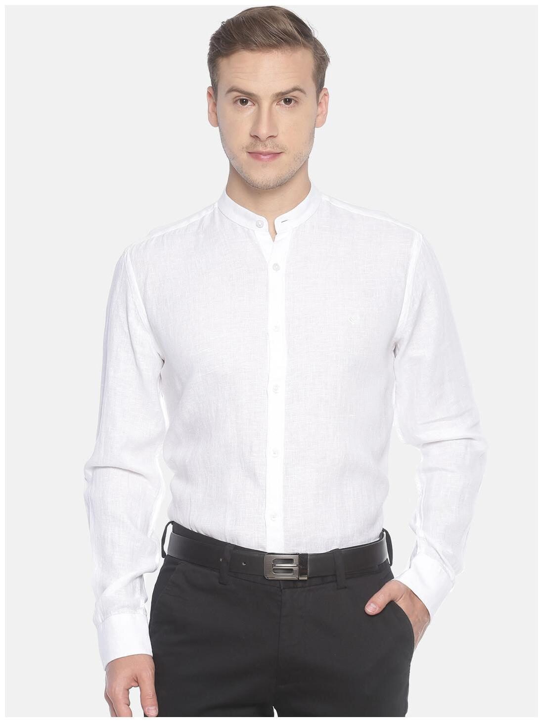 

Linen Club Men Regular fit Formal Shirt - White