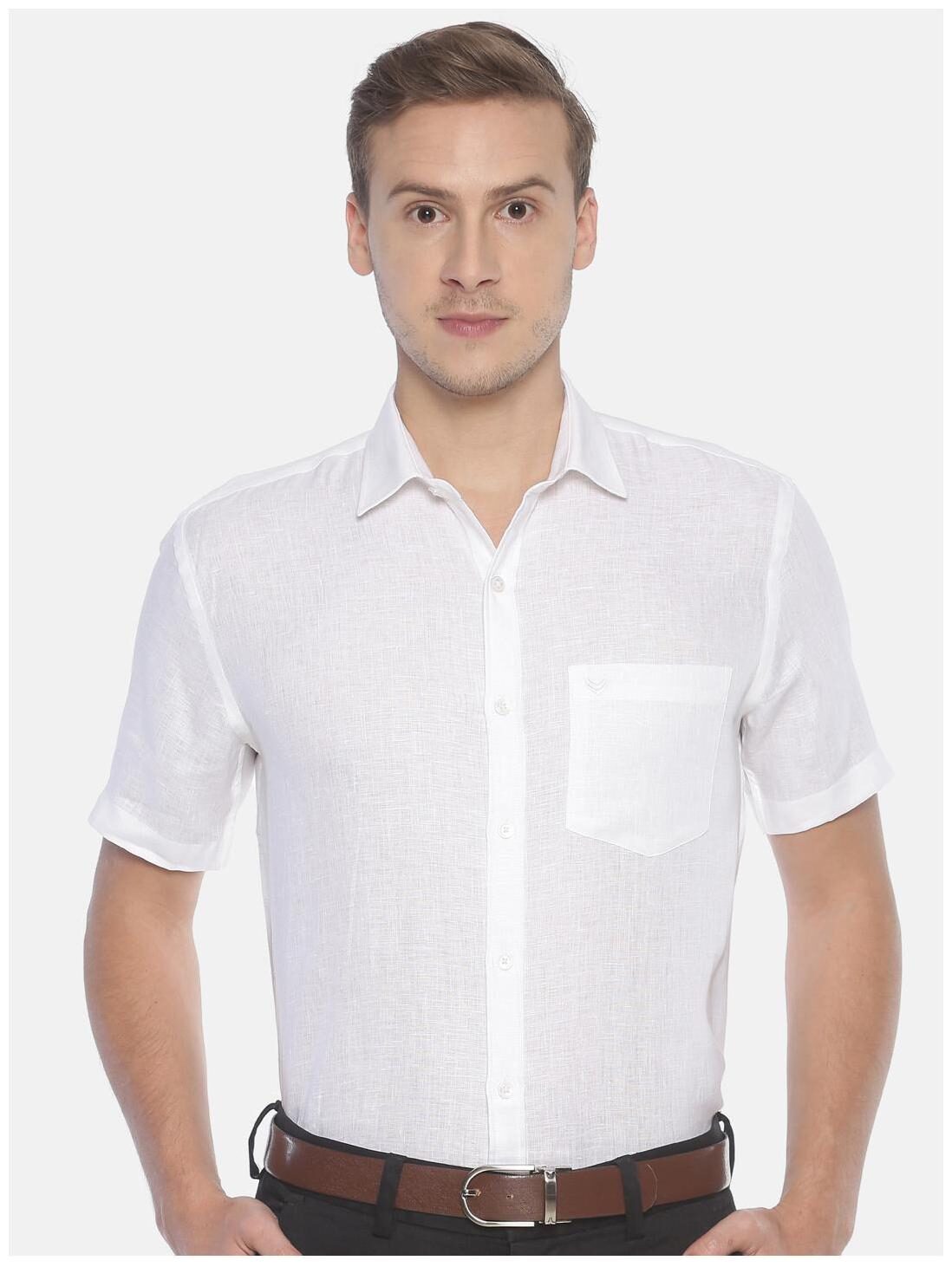 

Linen Club Men Regular fit Formal Shirt - White