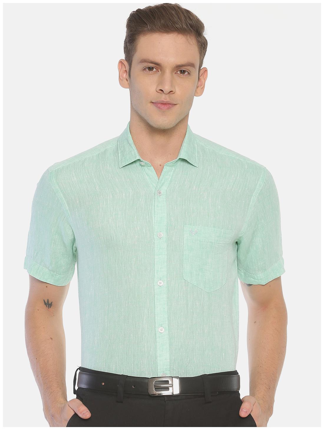 

Linen Club Men Regular fit Formal Shirt - Green