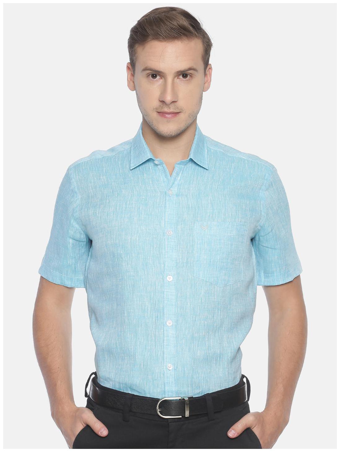 

Linen Club Men Regular fit Formal Shirt - Blue