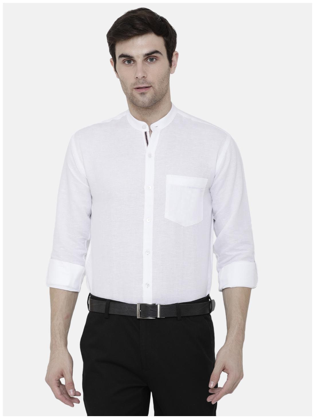 

Linen Club Men Regular fit Formal Shirt - White