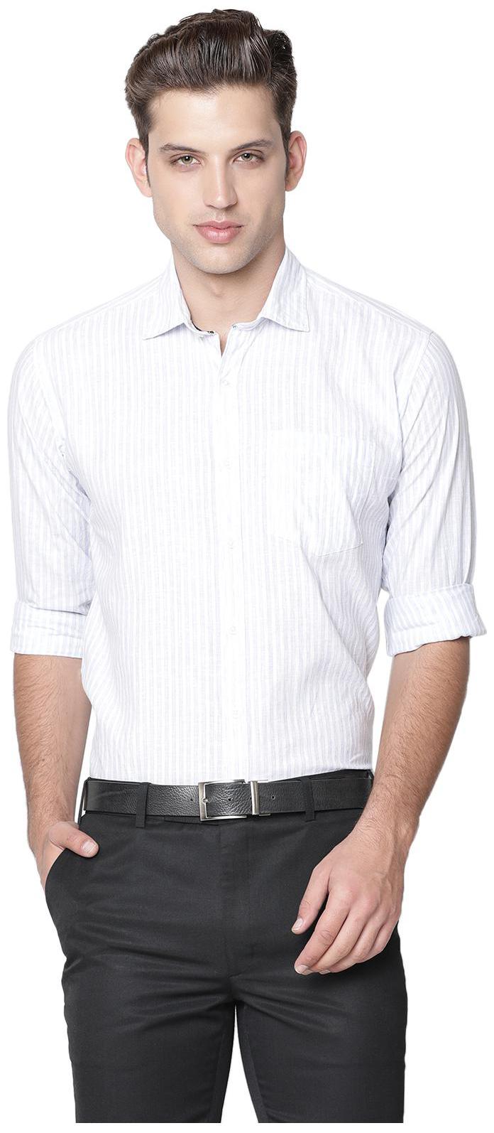 

Linen Club Men Regular fit Formal Shirt - Blue