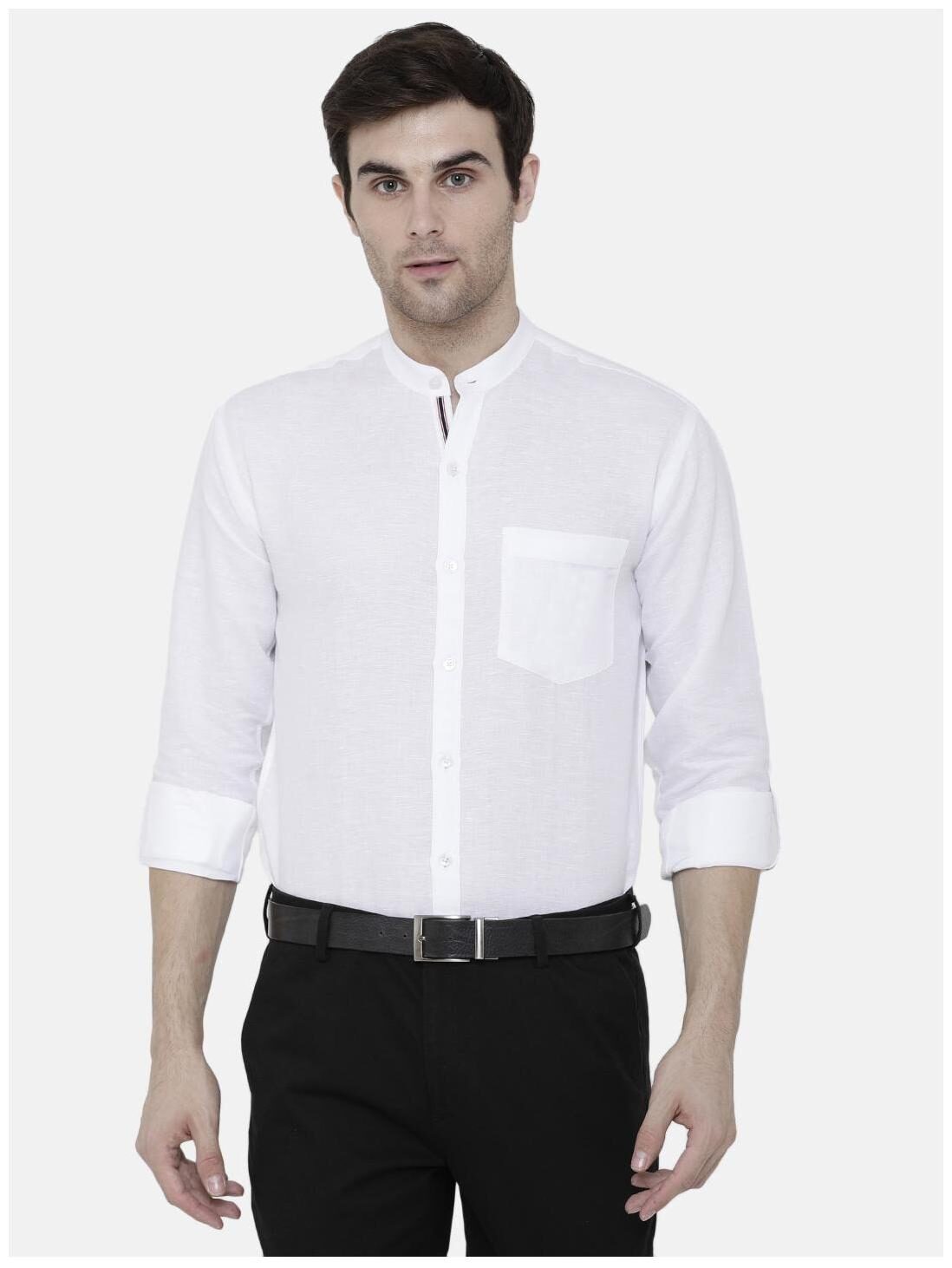 

Linen Club Men Regular fit Formal Shirt - White
