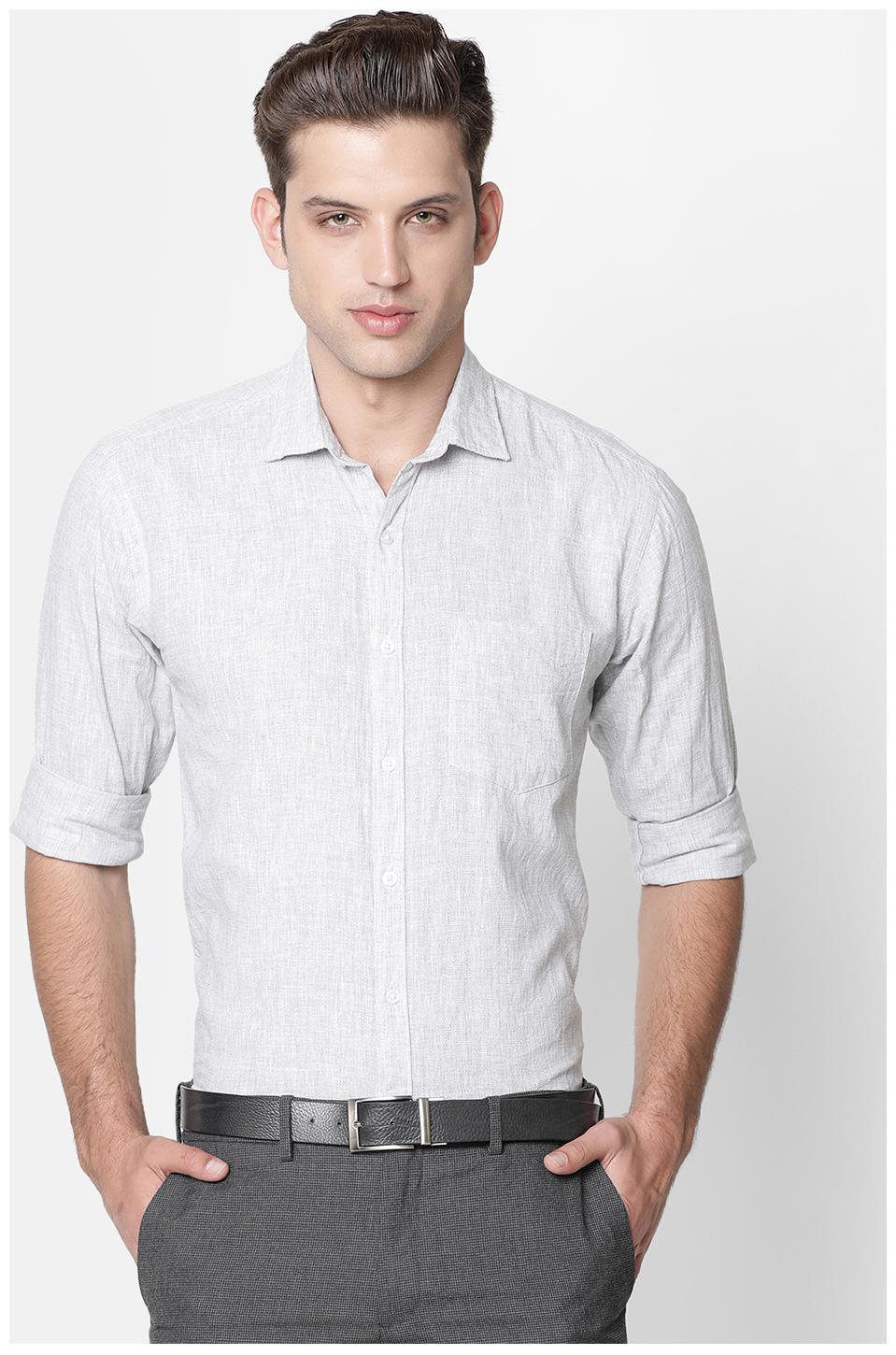 

Linen Club Men Regular fit Formal Shirt - White