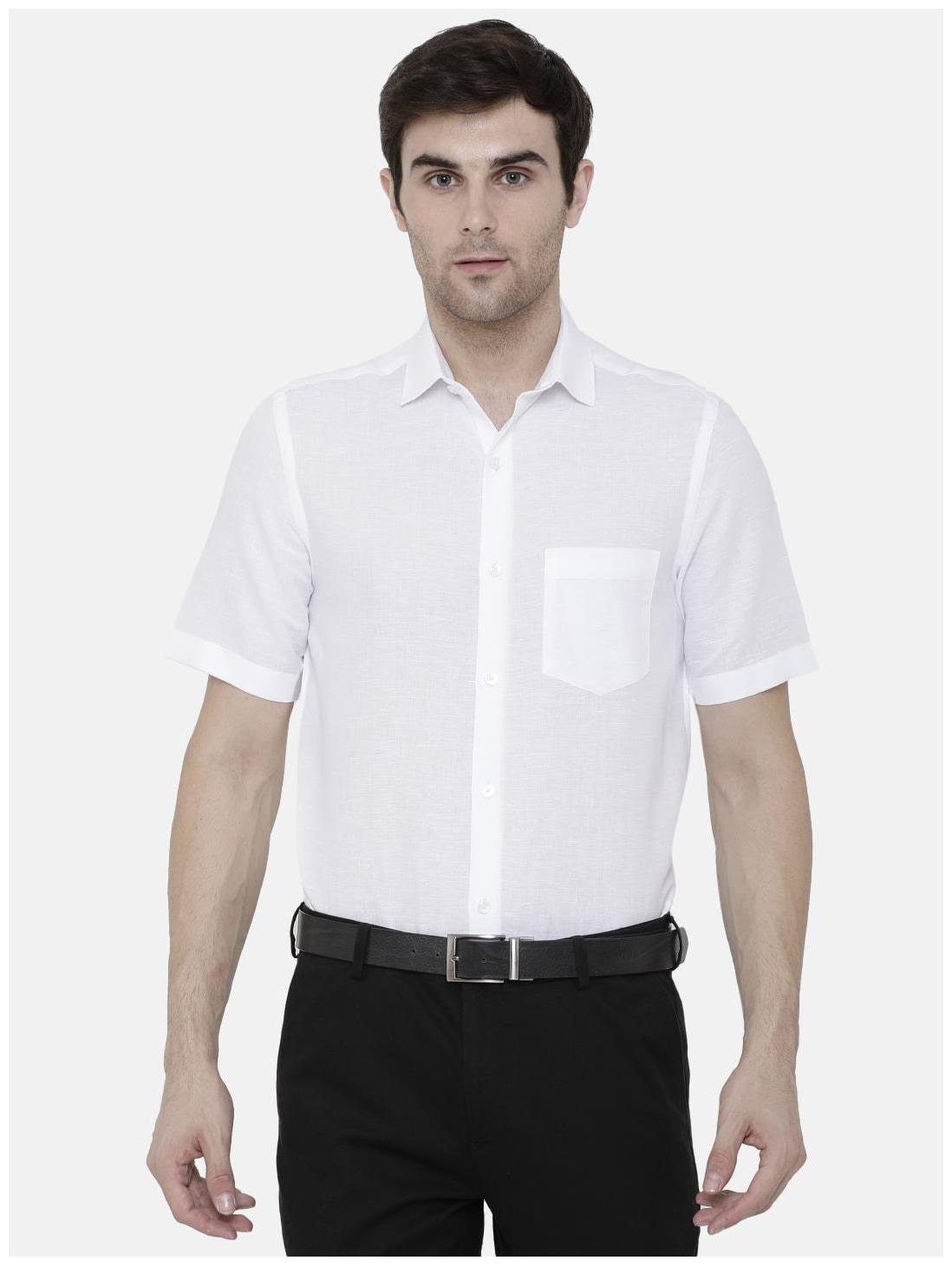 

Linen Club Men Regular fit Formal Shirt - White