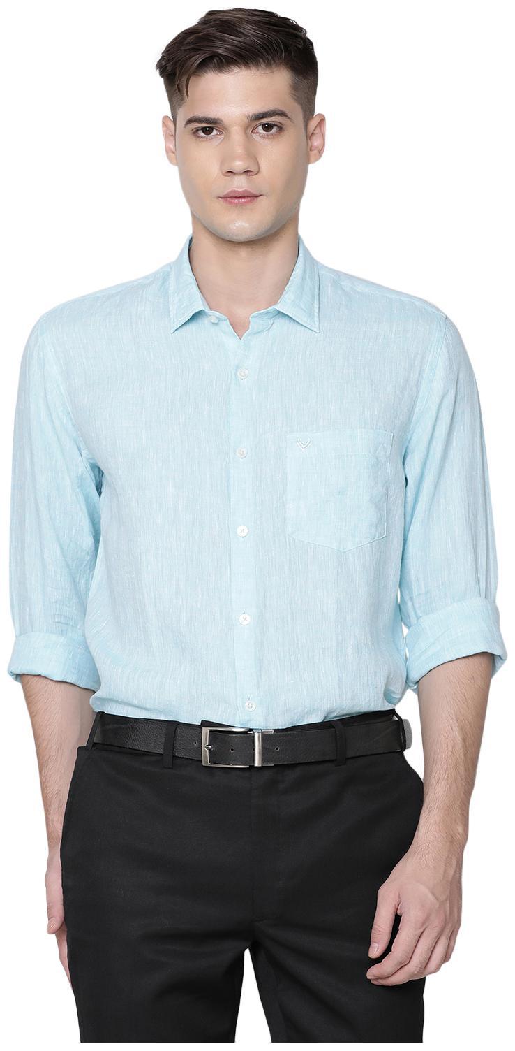 

Linen Club Men Regular fit Formal Shirt - Turquoise