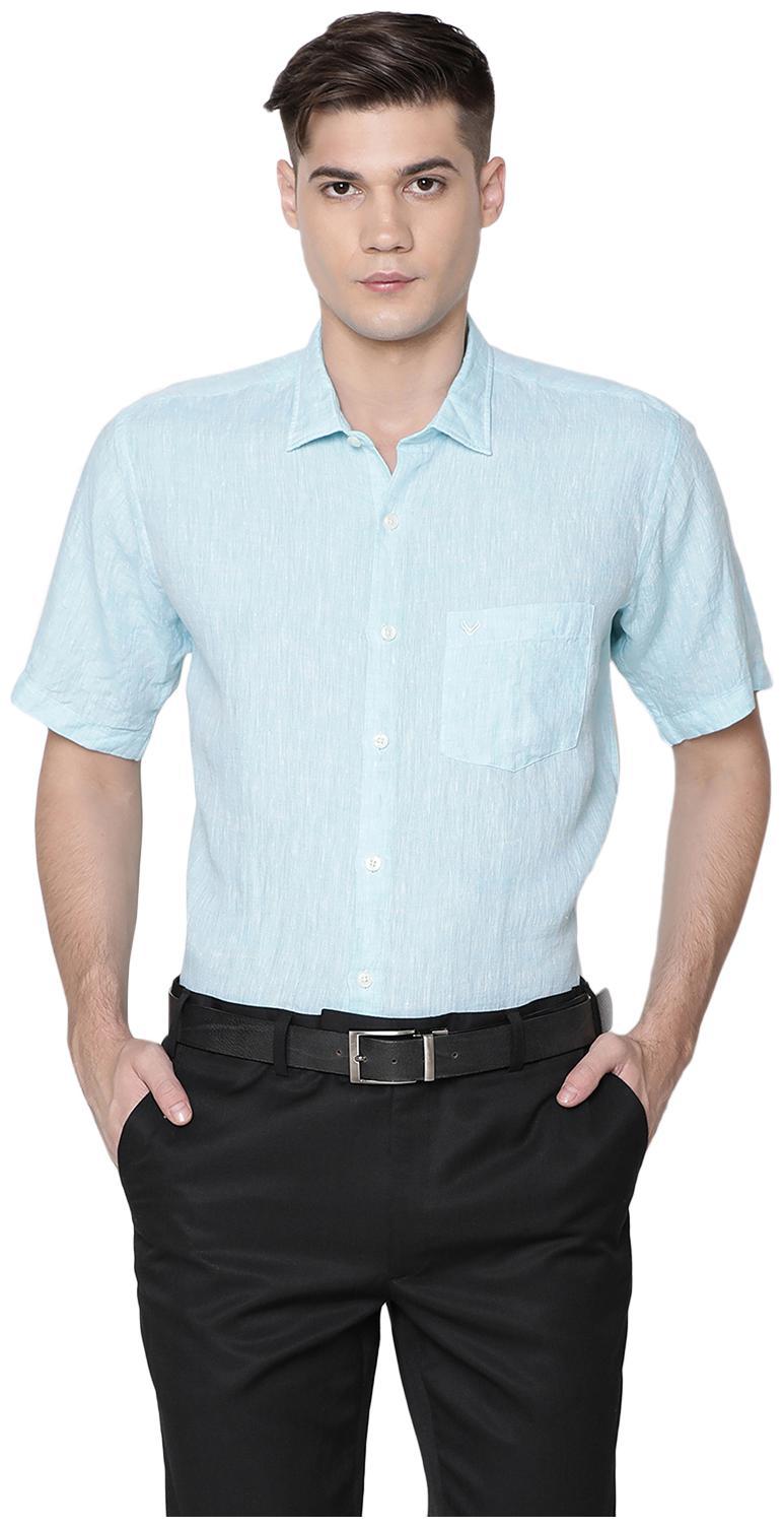 

Linen Club Men Regular fit Formal Shirt - Turquoise