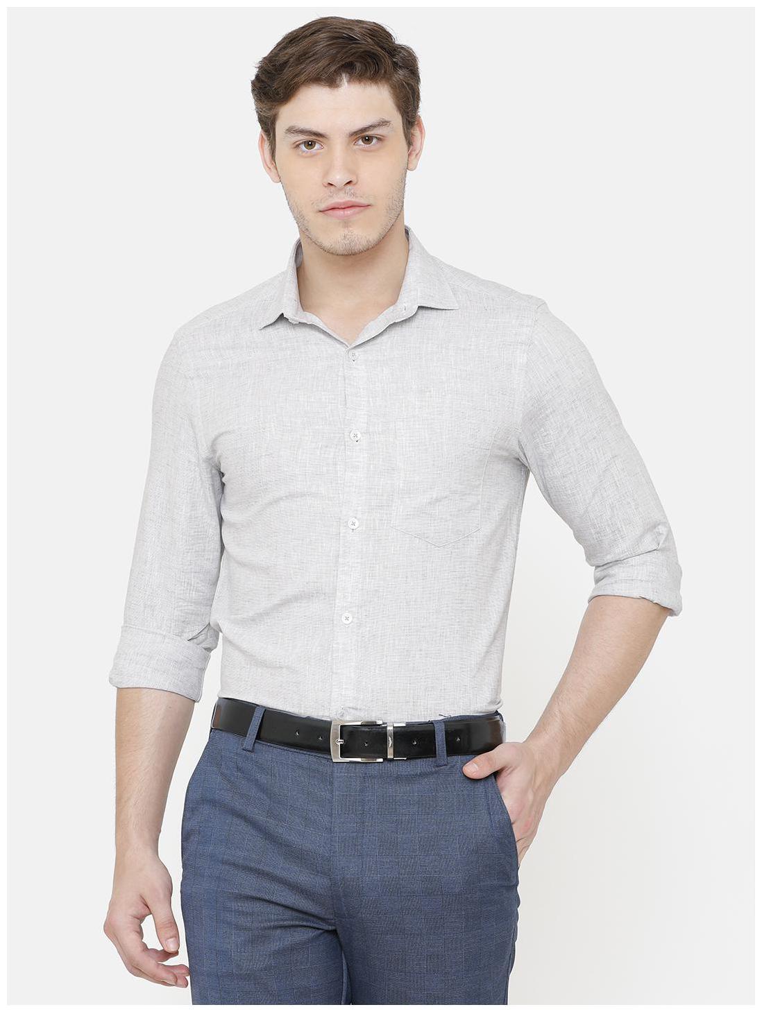 

Linen Club Men Regular fit Formal Shirt - White
