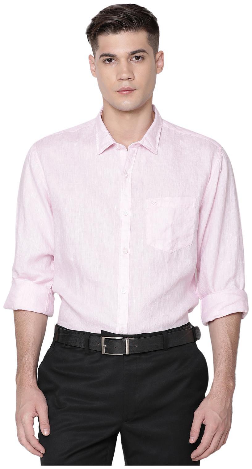 

Linen Club Men Regular fit Formal Shirt - Pink