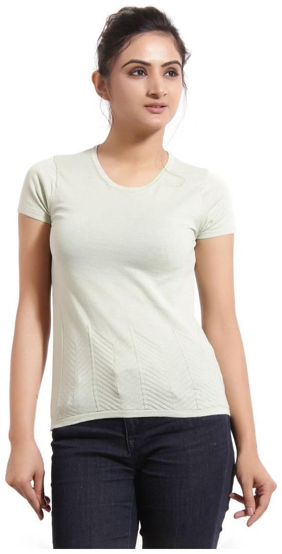 

LIQVID Women Geometric Regular top - Green
