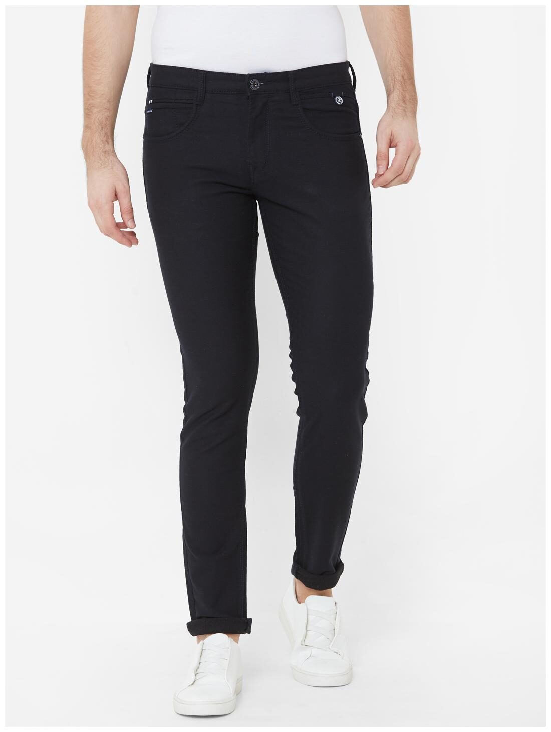 

Livewire Men Blue Solid Slim fit Regular trousers